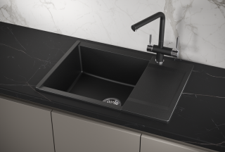 Мойка кухонная Granula 7003, ШВАРЦ